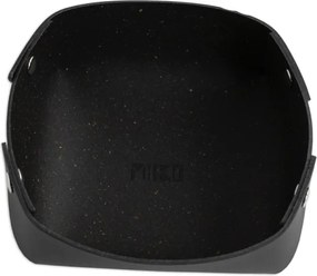 Odkladacia miska z pravej kože Rove, malá / čierna