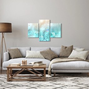 Obraz - Motýlik v modrom (90x60 cm)