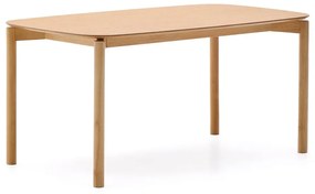 Jedálenský stôl v dekore jaseňa 90x160 cm Indara – Kave Home