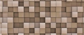 Obraz - Béžové kocky (120x50 cm)