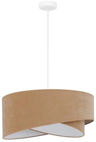 Brilagi - LED Luster na lanku LYRA 1xE27/15W/230V hnedá/biela