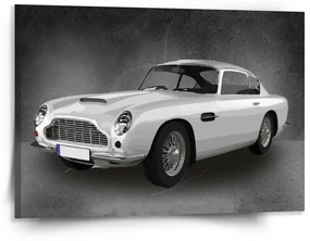 Sablio Obraz Aston Martin Tmavé pozadie - 150x110 cm
