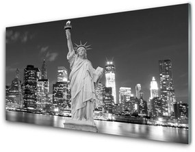 Obraz na skle Socha slobody new york 100x50 cm