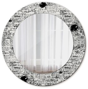 Okrúhle ozdobné zrkadlo Šablóna fi 50 cm