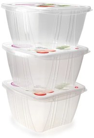 Sada 3 škatuliek na potraviny Snips Classic, 1 l