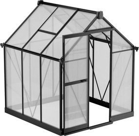 Skleník 210 x 183 x 193 cm, zosilnená konštrukcia, polykarbonát 6 mm