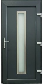 Dvere vchodové Colombo D29 90P 98x198x7 antracit
