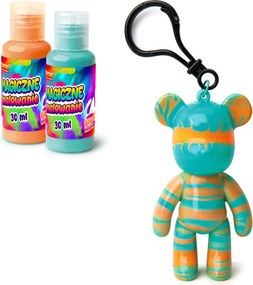 Magické maľovanie – Medvedí prívesok | Kreatívna sada s farbami