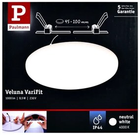 Paulmann 92391 - LED/8,5W IP44 Kúpeľňové podhľadové svietidlo VARIFIT 230V