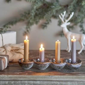 Bloomingville Keramický adventný svietnik Kalia