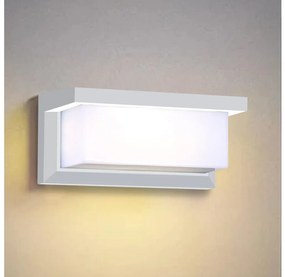 Brilagi - LED Vonkajšie nástenné svietidlo BRICKY LED/12W/230V biela IP54 BRI193