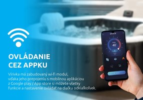 Intex | Vírivý bazén Pure Spa Greystone Deluxe Bubble Spa 4 NP | 11400294