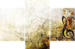 Obraz - Sila hudby (90x60 cm)