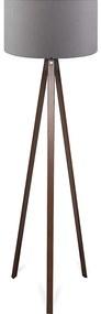 Stojacia lampa AYD 1xE27/40W/230V hnedá/šedá
