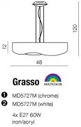 Azzardo závesné svietidlo GRASSO AZ0556