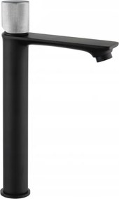 Mexen Royo One Vysoká Umývadlová batéria, čierna-chrómová, 72211-77