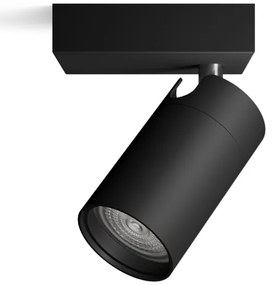 Philips - Kúpeľňové bodové svietidlo IDRIS 1xGU10/5W/230V IP44 čierna