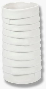 Biela porcelánová ručne vyrobená váza Ribbon – Mette Ditmer Denmark