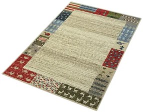 Koberce Breno Kusový koberec SHERPA 5093/DW6Z, béžová, viacfarebná,140 x 200 cm