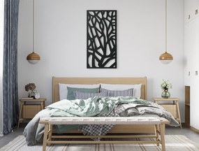 drevko Moderný obraz Konáre stromu Rozmer obrazu: 44,5 x 22,5 cm, Farba dekorácie: Čierna