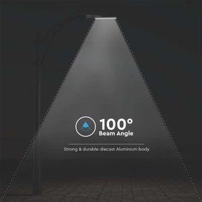 LED Pouličná lampa so senzorom SAMSUNG CHIP LED/50W/230V 6500K IP65
