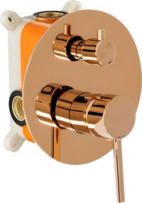Rea Lungo, podomietková vaňová batéria + Box, medená lesklá, REA-B7996
