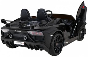 Lamborghini SVJ DRIFT pre 2 deti Black + funkcia Drift + Diaľkové ovládanie + MP3 LED + Free Start