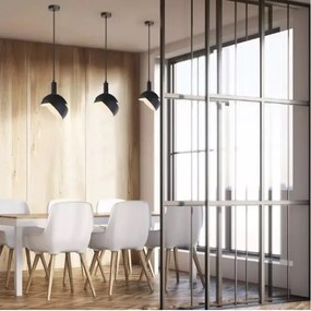 Luster na lanku 1xE14/60W/230V čierna