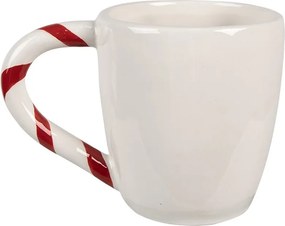 Biely hrnček s perníčkami Gingerbread - 14*9*10 cm / 325 ml