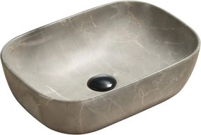 Mexen Rita umývadlo na dosku 45 x 32 cm, béžový kameň - 21084597