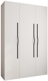 Šatníková skriňa 160 cm Carmela 40-2 (biela + čierna). Akcia -20%. Vlastná spoľahlivá doprava až k Vám domov. 1126569