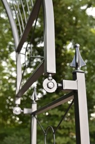 Oblúk na ruže Flexi s nastaviteľnou šírkou - Čierna