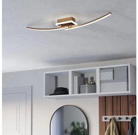 Eglo 901219 - LED Stropné svietidlo LUNGOLAGO LED/12W/230V 4000K medená