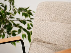 Stolička Henrich (krémová + čierna). Akcia -19%. Vlastná spoľahlivá doprava až k Vám domov. 1110627