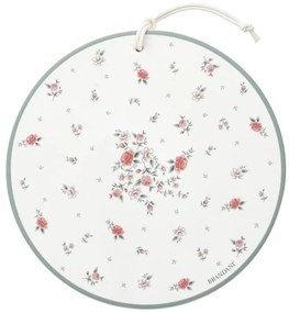 Závesná porcelánová dekorácia Brandani Nonna Rosa, ø 20 cm