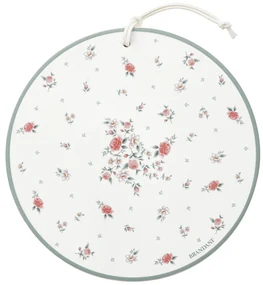Závesná porcelánová dekorácia Brandani Nonna Rosa, ø 20 cm