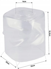 BERGE LED závesné stropné svietidlo, drevený trám, 3xE27 Štvorcový luster, rolovaný