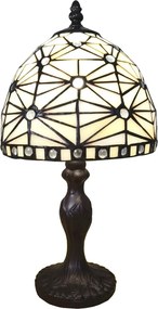 Stolná Tiffany lampa Elinor - Ø 18*33 cm