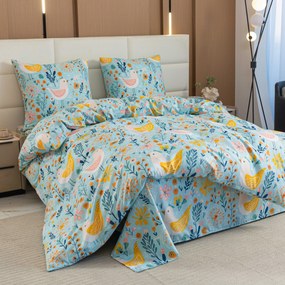 Obliečky z mikrovlákna SPRING TWEET farebné Rozmer obliečky: 70 x 90 cm | 140 x 200 cm