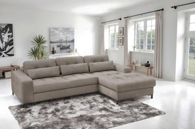 XXXLutz ROHOVÁ SEDAČKA, textil, svetlohnedá MID.YOU - Sedačky - 000694007902