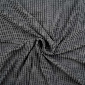 Antracitový 3-miestny napínací poťah na pohovku Sacha – douceur d'intérieur