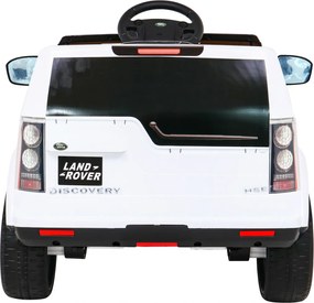 Ramiz Land Rover Discovery Elektrické auto pre deti Biele SUV + diaľkové ovládanie