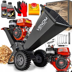 Silný Benzínový Drvič Konárov 120 MM, Silný Motor 420 CC, Stabilný