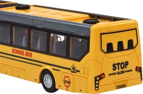 LEAN Toys Kĺbový školský autobus na diaľkové ovládanie RC 1:32, žltý