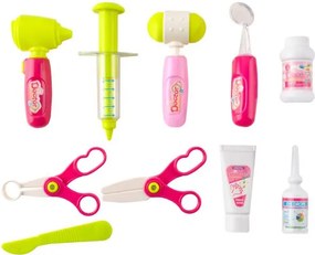 ISO Trade Detský lekársky vozík 18 prvkov – vzdelávacia sada so zvukom a svetlom, prenosný