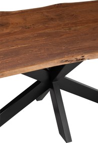 Obdĺžnikový jedálenský stôl s doskou z akáciového dreva Gerard Acacia - 180*90*76 cm