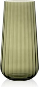 SKLENENÁ VÁZA RONA DECO FADE EMERALD 25CM