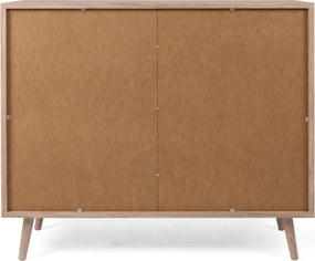 Skrinka 2-dverová Bali, dub sonoma/výplet