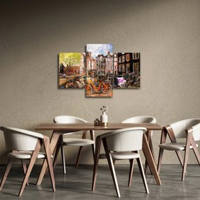 Obraz - Amsterdam, maľba (90x60 cm)