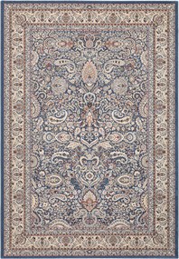 Osta, Kusový koberec Diamond 72201 901, 67x130, modrá, chodba / predsieň